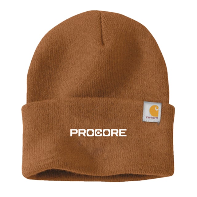 Procore Carhartt Knit Cuffed Beanie - Carhartt brown