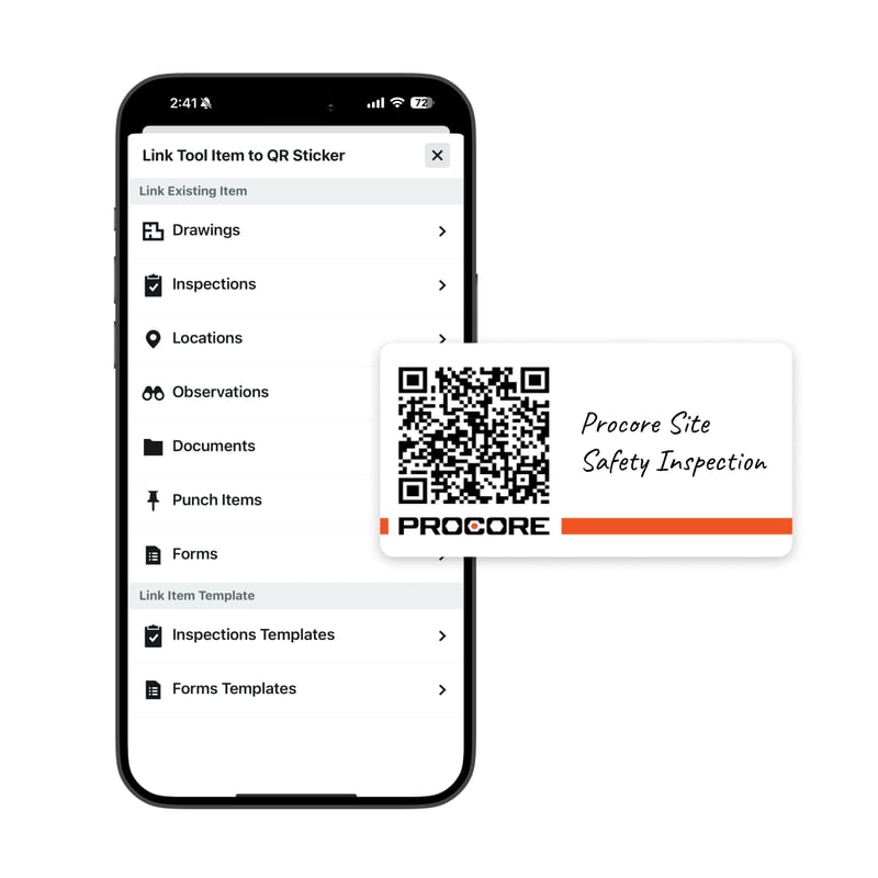 Procore QR Code Stickers - image2