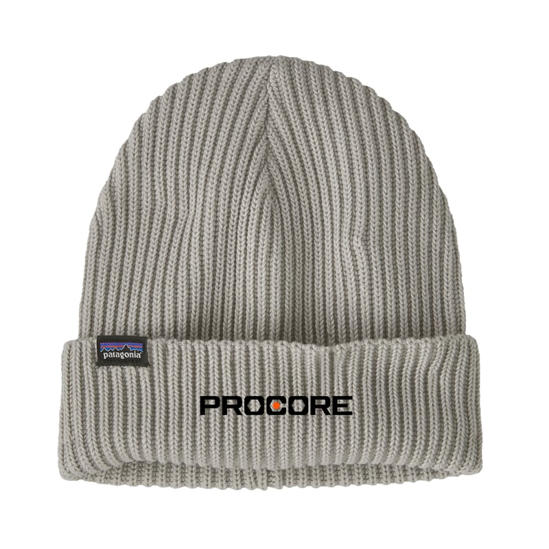 Procore Patagonia Fisherman's Rolled Beanie - Crisp Grey
