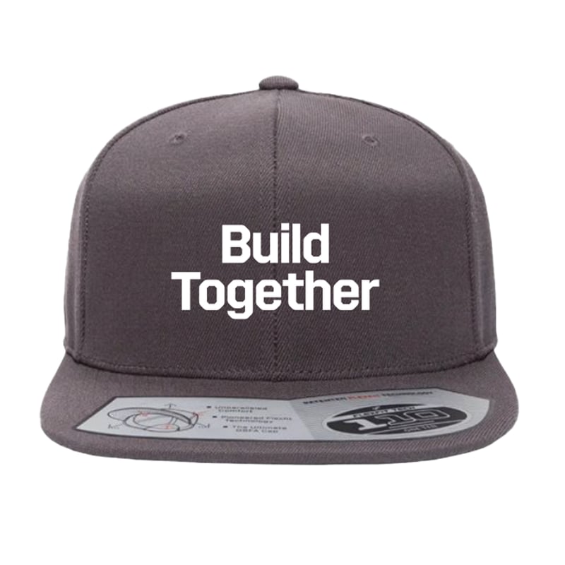 Procore Flexfit Snapback Cap - Build Together Edition - Solid Grey
