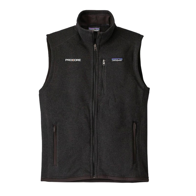 Procore Men's Patagonia Better Sweater Vest - Black