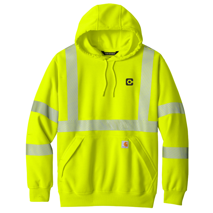 Procore Men's Carhartt High-Visibility Loose Fit Midweight Hoodie