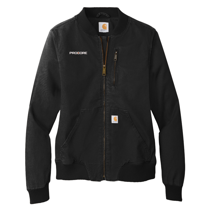 Procore Women's Carhartt Bomber Jacket - Relaxed Fit - Rugged Flex